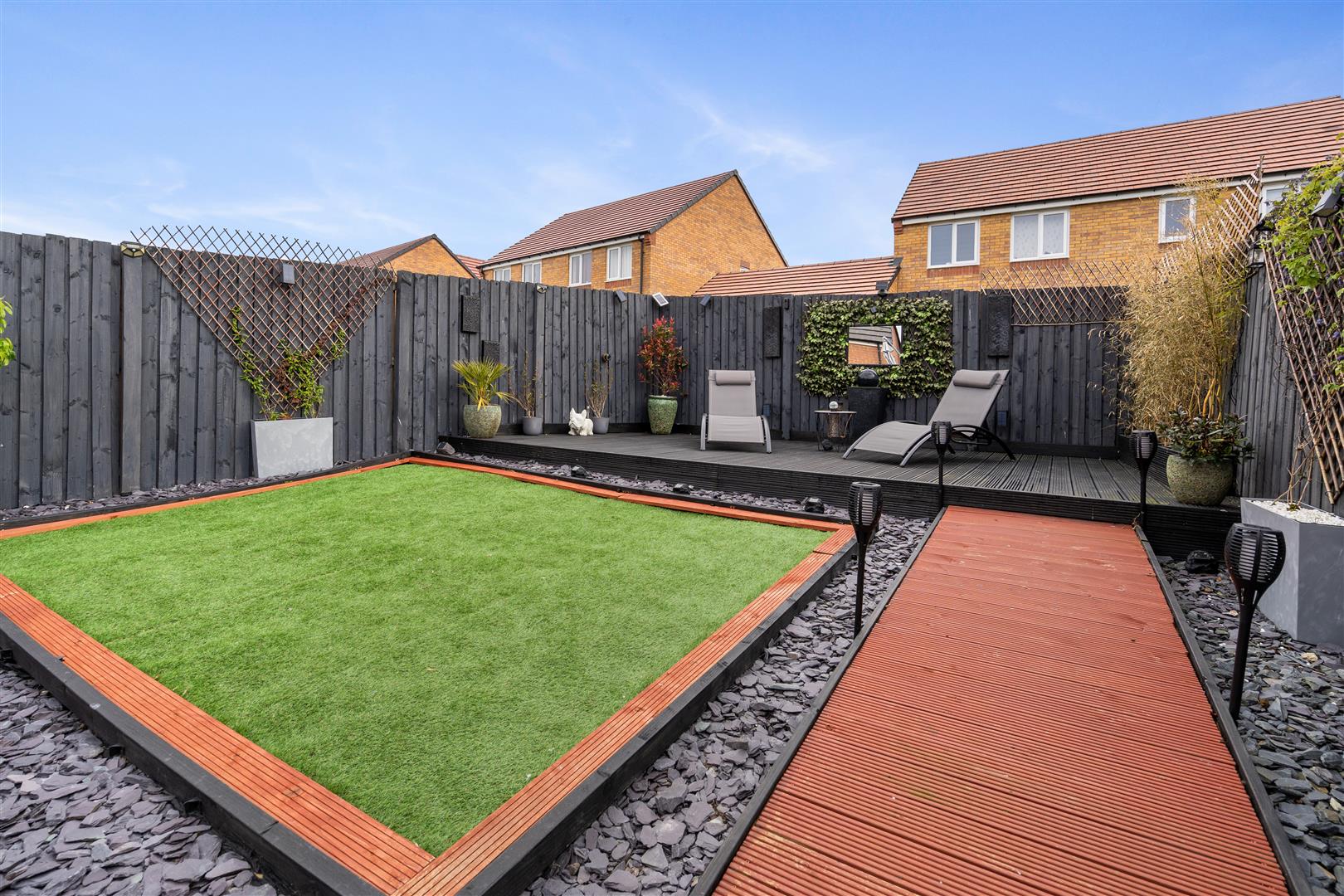Landscaped Rear Garden